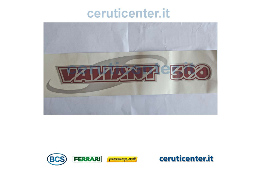 Decal - BCS genuine - 58074383