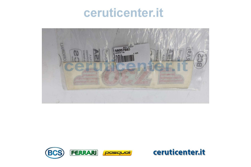 Decal 730 - BCS genuine - 58057683