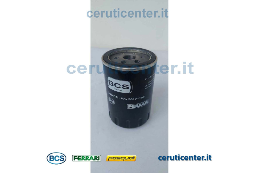 Elemento Filtro Aceite - BCS Original - 58171199