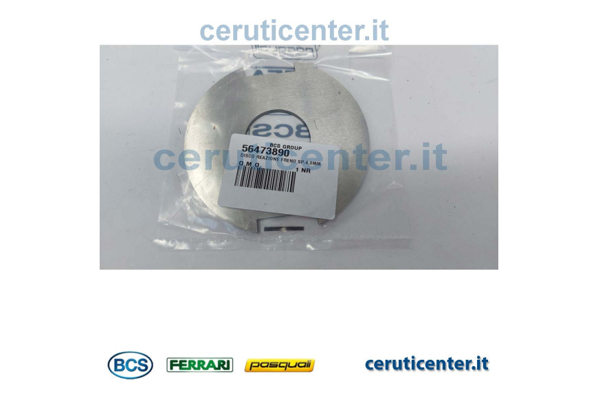 4,0Mm Brake Reaction Disc - BCS genuine - 56473890