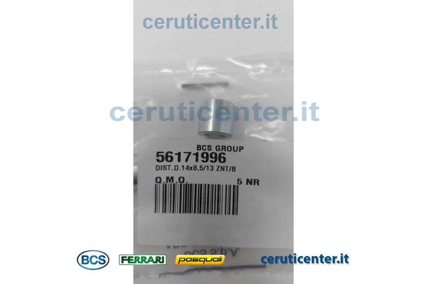 Spacer      D.14X8,5/13 - BCS genuine - 56171996
