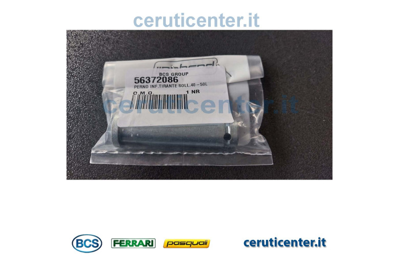 Power Lift Rod Lower Pin - BCS genuine - 56372086