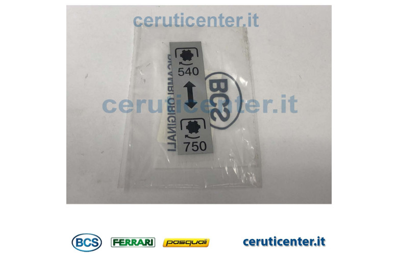 Schildchen - BCS Original - 58072573