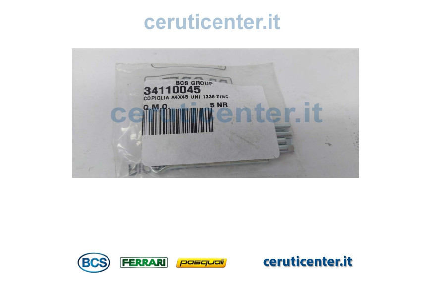 Splint  A4X45 Uni 1336 - BCS Original - 34110045