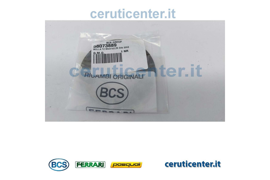 Resorte De Disco   80X41X2,25 - BCS Original - 58073889