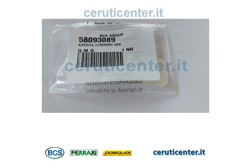 Aufkleber - BCS Original - 58093089