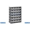 Armoire métallique avec 24 conteneurs