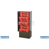 Mueble con 8 casos