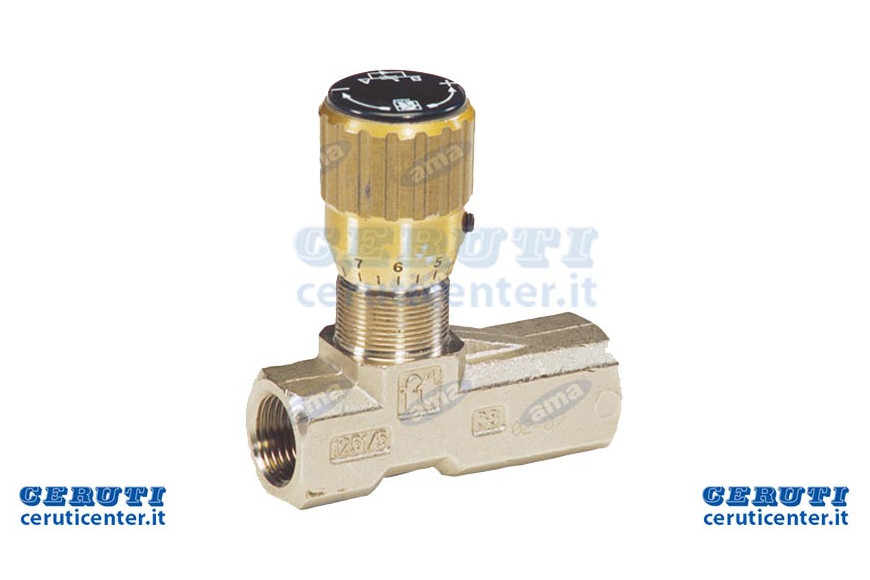 Regolatore Di Flusso Unidirezionale Da 1/4"