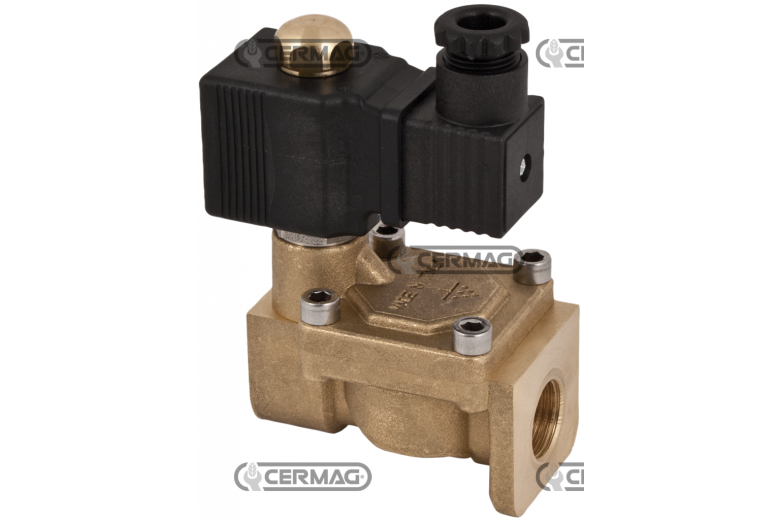 ELETTROVALVOLA 12V A DUE VIE SERVOCOMANDATA DA 1/2"