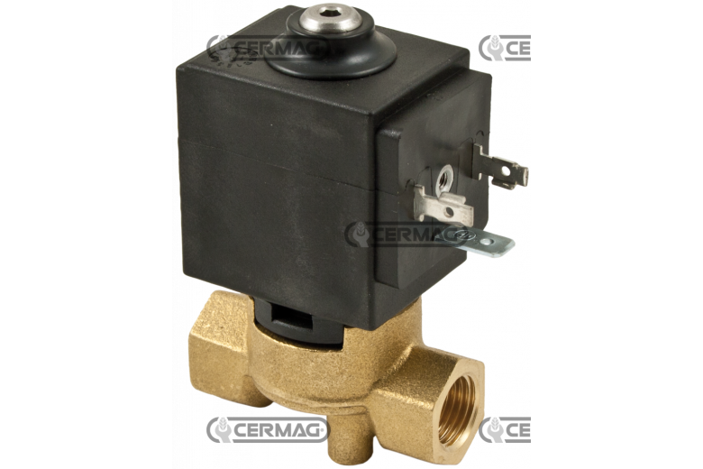 ELETTROVALVOLA 12V A DUE VIE SERVOCOMANDATA DA 1/4"