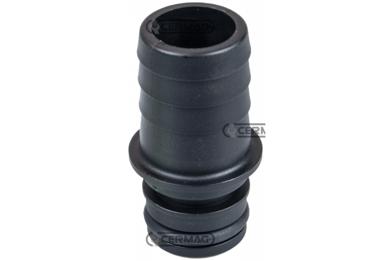 Raccordo diritto con portagomma Diametro del tubo 20 mm