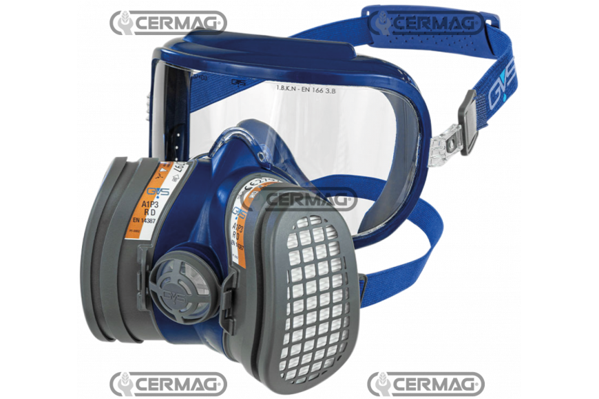 maschera integra con filtri A1P3
