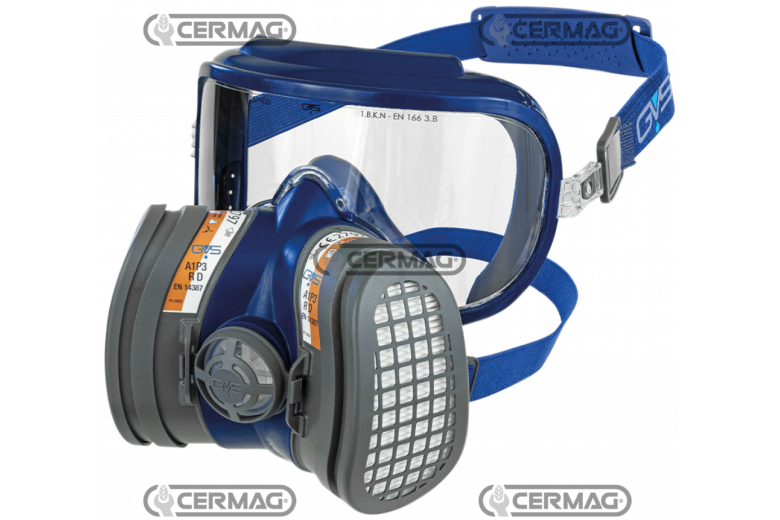 maschera integra con filtri A1P3
