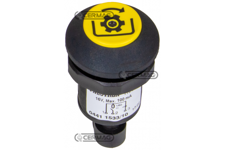 Pulsante con simbolo PDF - Adattabile a OEM 0441.1533/10