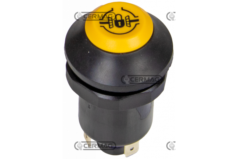 Pulsante con simbolo bloccaggio differenziale - Adattabile a OEM 3380345M91 - 01176567