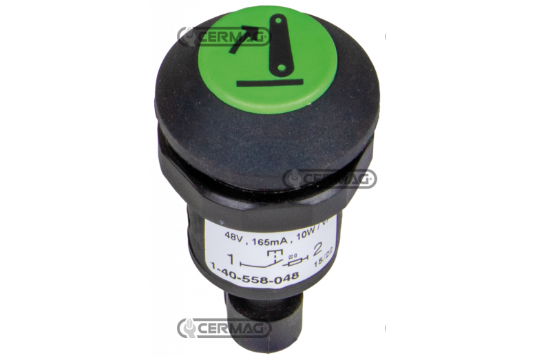 Pulsante con simbolo sollevare - Adattabile a OEM 47057241 - 1-40-558-048