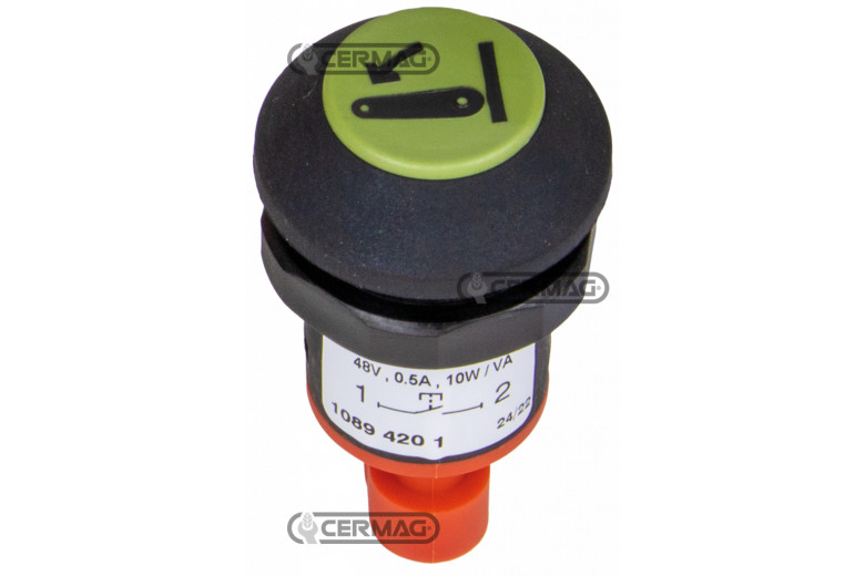 Pulsante con simbolo abbassare - Adattabile a OEM 0010894201 - 0021582260 - 071311