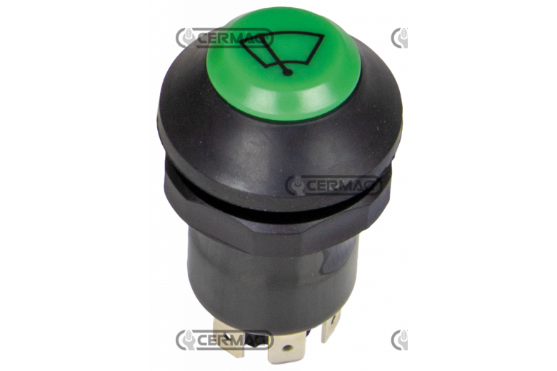 Pulsante con simbolo tergicristalli - Adattabile a OEM 01177161