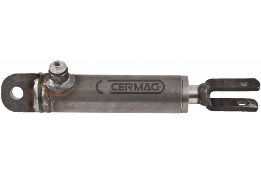 PISTONE PER FRENATURA IDRAULICA stelo Ø 25 -  corsa 70 mm -  completo di molla di richiamo interna