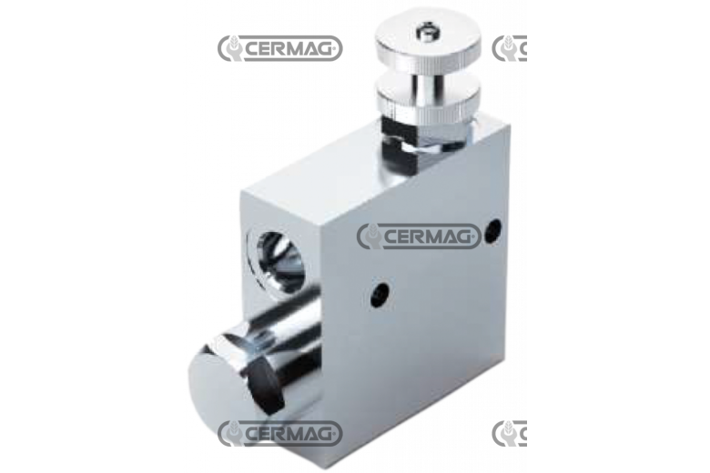 Regolatore di flusso prioritario a 3 vie Attacchi 1/2" Gas