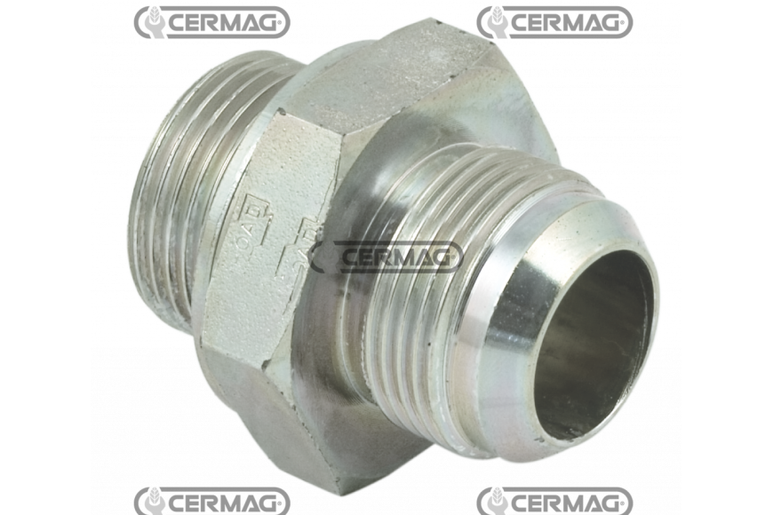 Nipples di riduzione JIC 74° - GAS Filetto - A JIC 9/16" - 18 Filetto - B 1/2" Gas