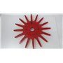 Disco In Plastica Ø 370 Mm, Rosso, Duro, Comprese - Ama
