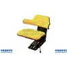 Asiento cómodo con el cielo amarillo Springing