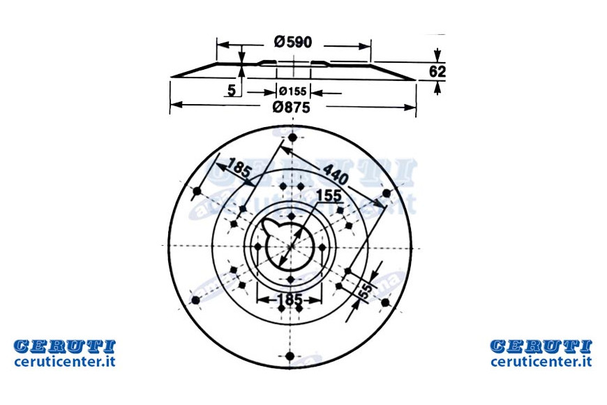 Porte-lame adaptable Fahr