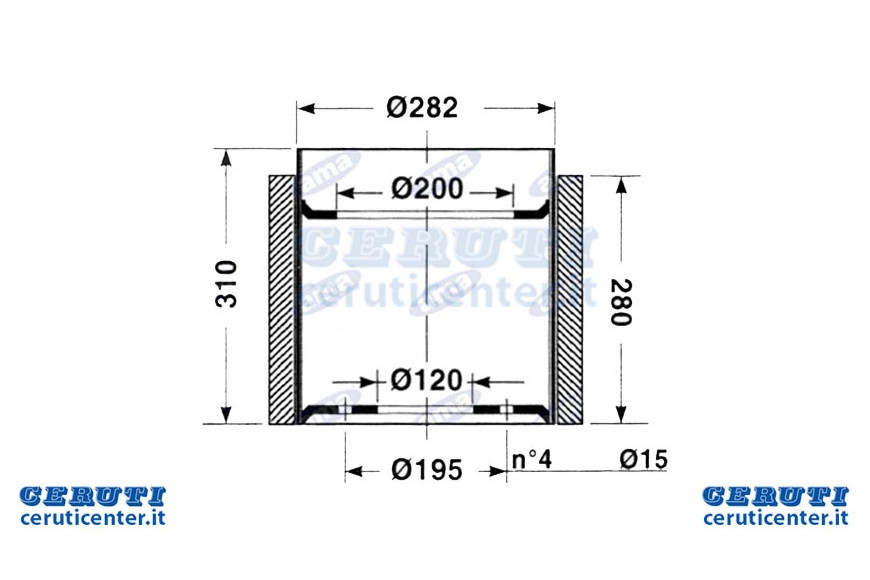 Supertino 165/185 tambour