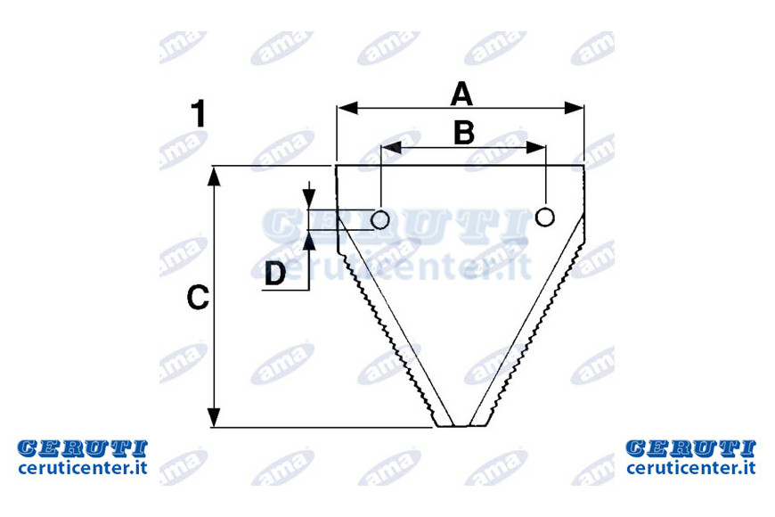 Section 50,8X80X2,5Mm trous Ø 6,5 mm
