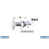Bolt M10x35 (+ écrou R8.8) Pour Couteau Carromiscelatore