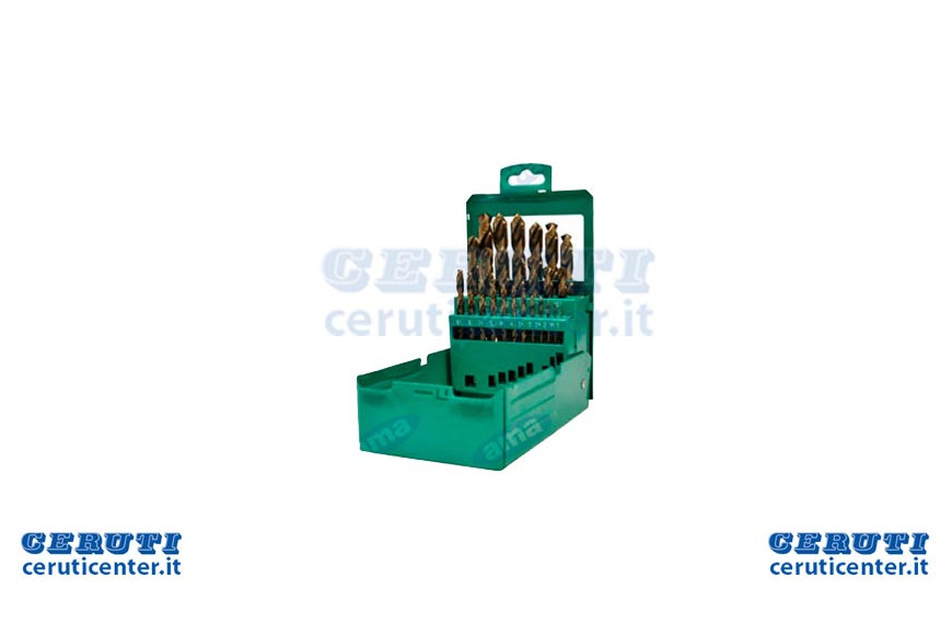 Set 25 Punte Da 1 A 13 X0,5 Mm