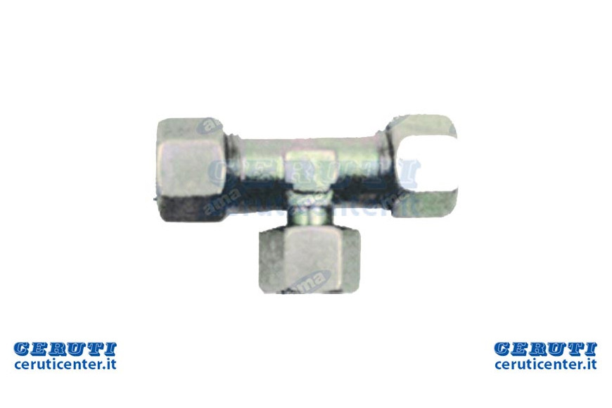 Ferrure T M18x1.5 12mm Rohr