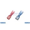 Terminal Femme totalement isolé bleu 6,4X0,8 Mm