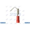 Terminal Homme + Femme Rouge X0,8 6,3 mm