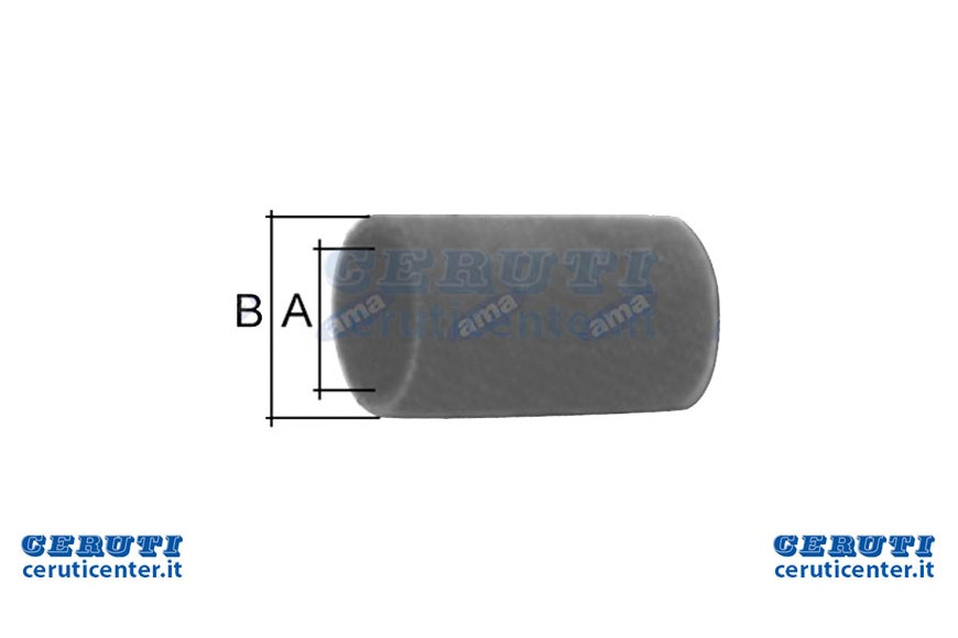 Tube en caoutchouc Dim. 28x36 Mt 1