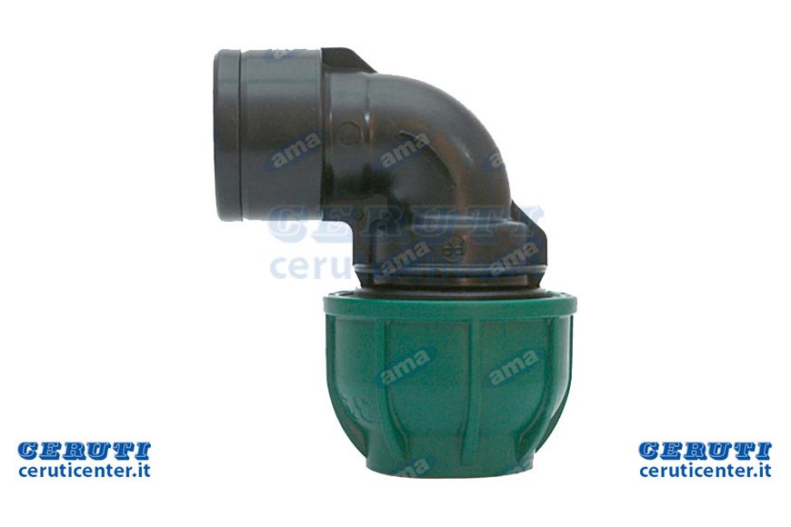 Coude 90 ° Femmmina 25x3 / 4 "