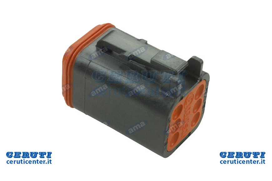 Connetore E Piastrina Spina 6 Poli Connex