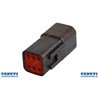 Et la plaque de connecteur à douille 6 Poli Connex