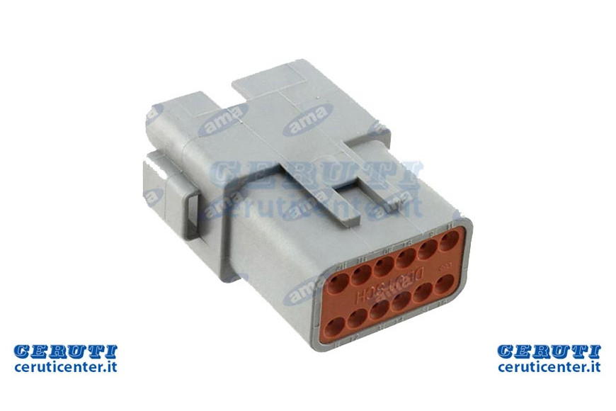Connettore E Piastrina Presa 12 Poli Connex