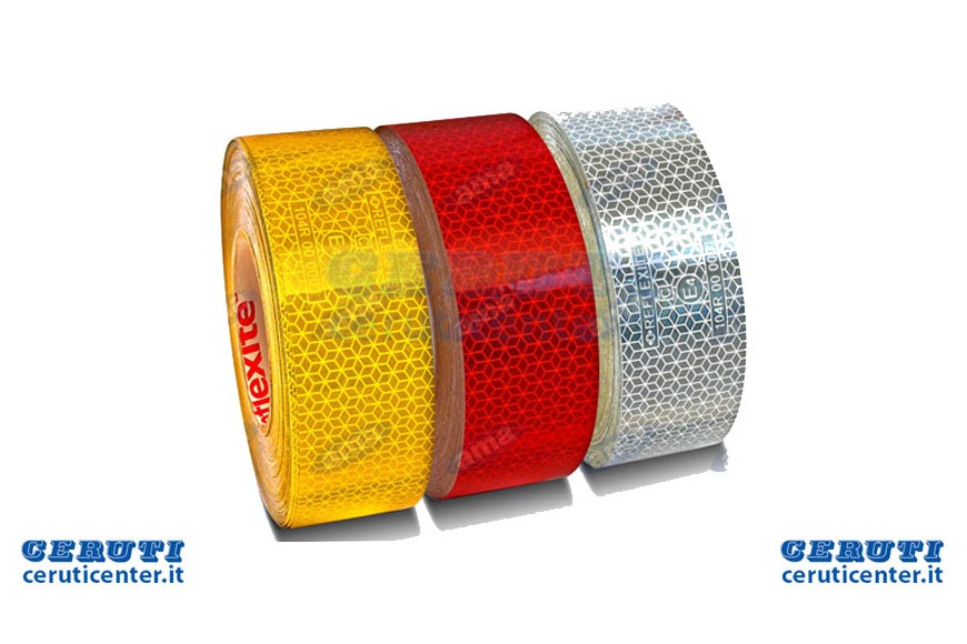 Ruban rouge pour les surfaces réfléchissantes 50Mmx25M Strict