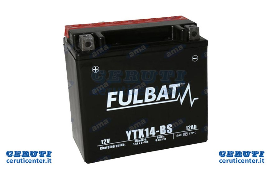 Batterie Cbtx14-B 12V / 14Ah + - Kit