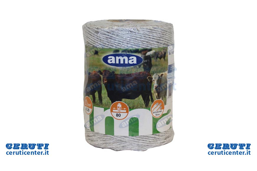 Filo Elettrificato L 250Mt Bianco - Ama