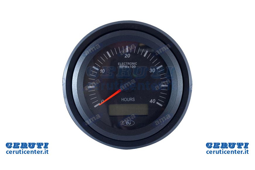 Contagiri E Contaore Analogico 10-32V  4000 Rpm Ø - Ama