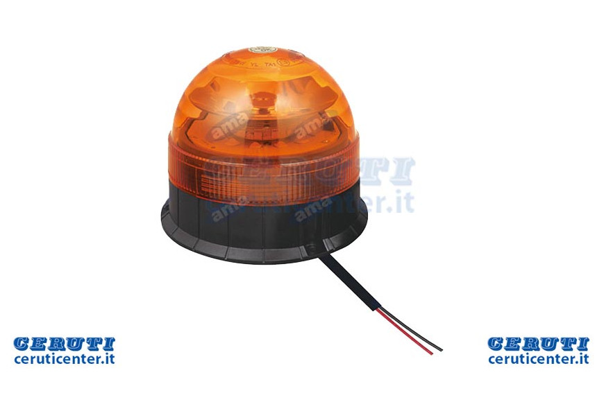 Lampeggiante A Led Base Piana 12-24V 16W - Ama