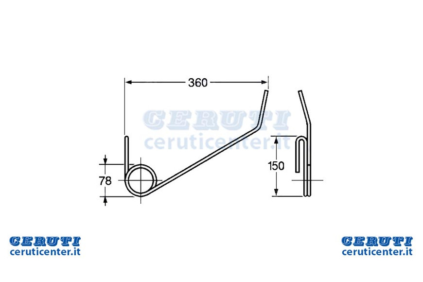 Tooth Front Short Adaptable Seeder Gaspardo