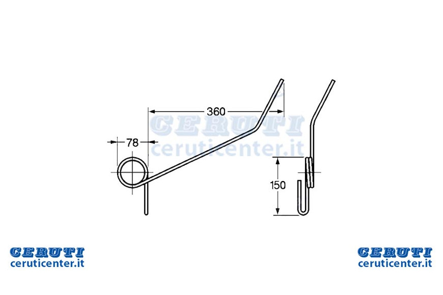 Tooth Rear Long Adaptable Seeder Gaspardo