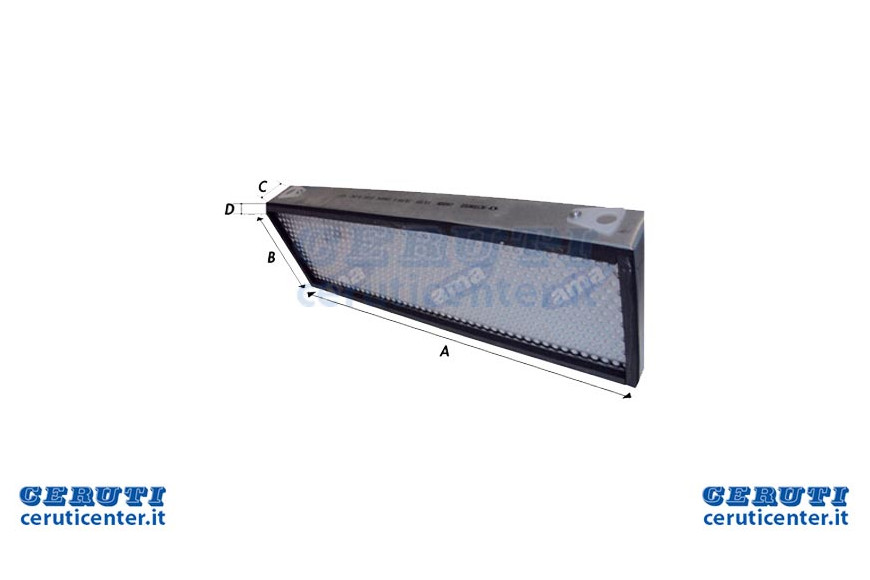 Filtro A Carboni Attivi Panclean Rif. Ax6205 - Ama