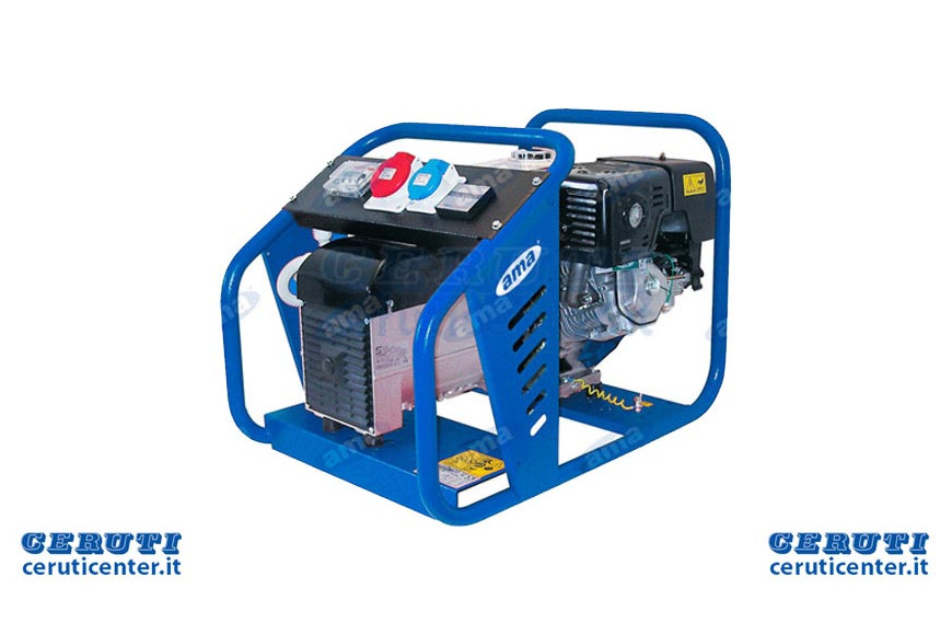 Benzin Tri 7,5 kW-Generator.
